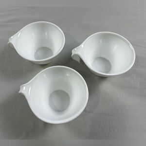 Set Of 3 Corning Corelle Livingware Winter Frost White Cup with Hook Handle